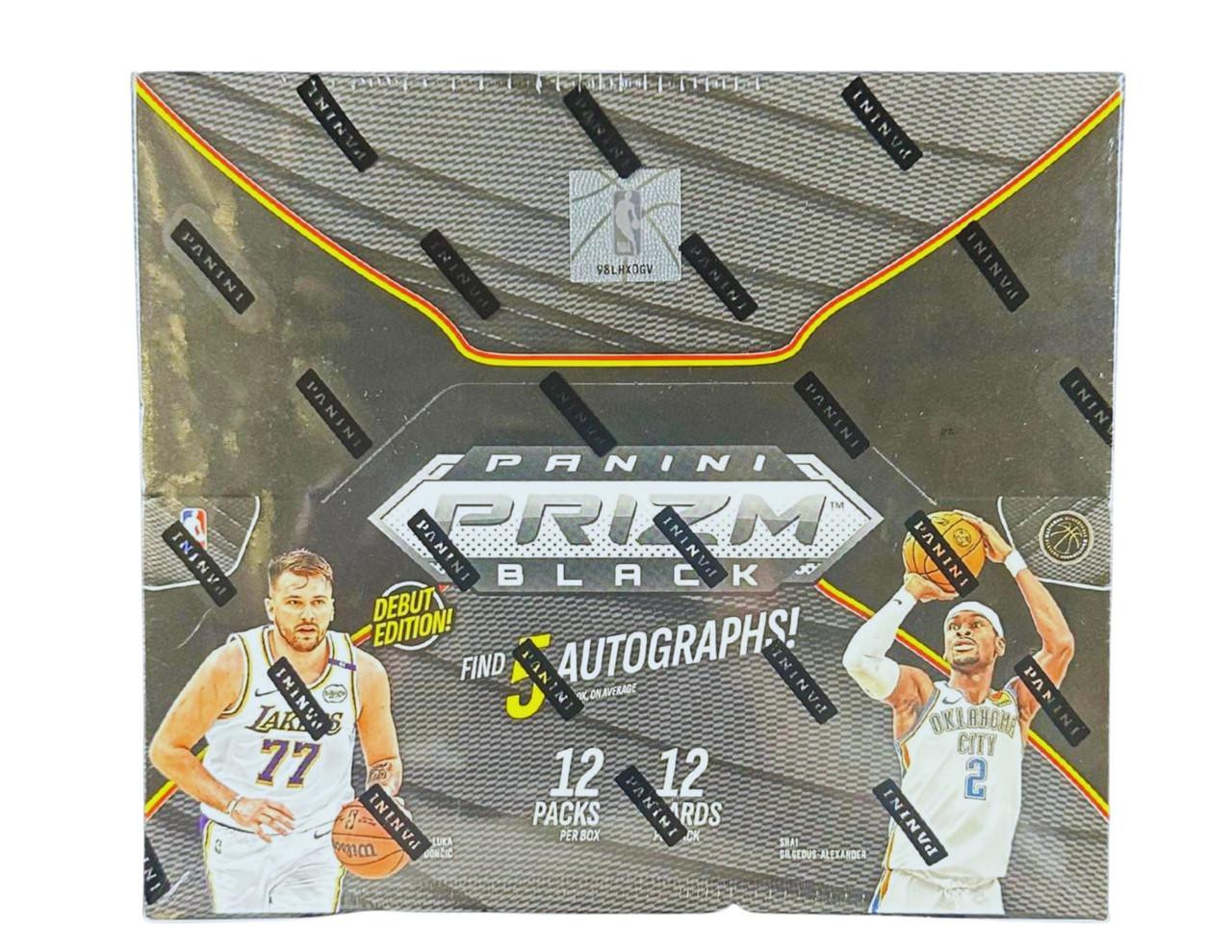 2024/25 Panini Prizm Black Basketball Hobby Box
