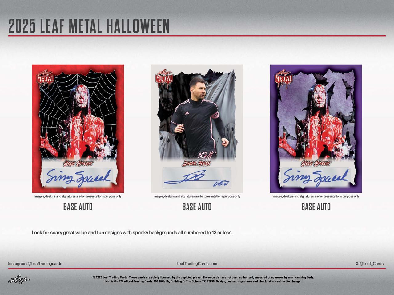2025 Leaf Metal Halloween Hobby Box