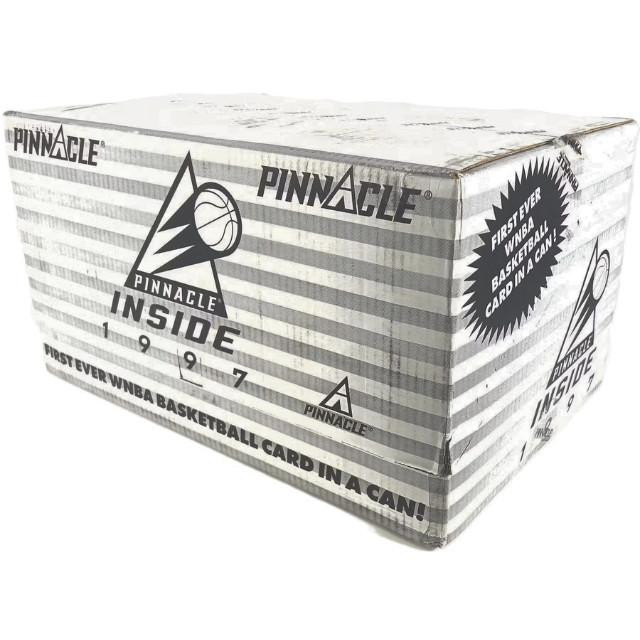 1997 Pinnacle WNBA Basketball Inside The Can 48-Can Trading Card Case