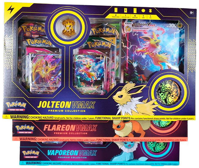 Pokemon Eevee Evolution VMAX Premium Collection 6 Box Case