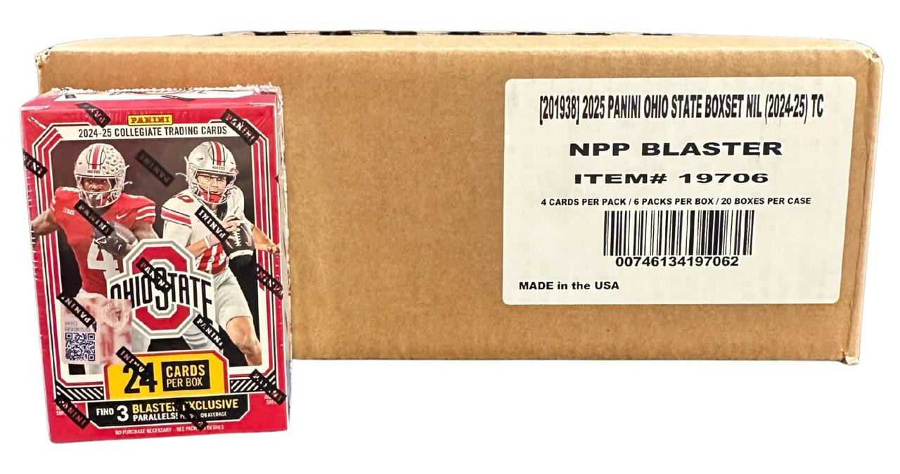 2025 Panini Ohio State University Collegiate Blaster 20 Box Case