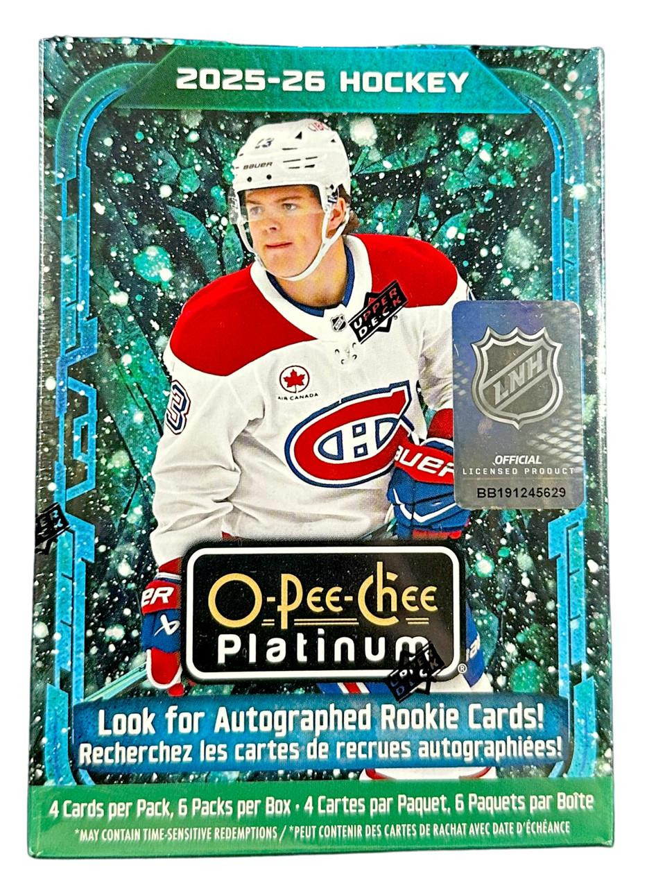 2025/26 Upper Deck O-Pee-Chee Platinum Hockey Blaster Box