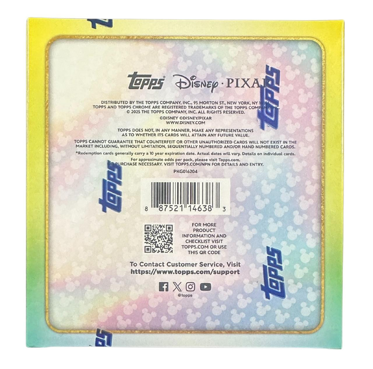 2025 Topps Chrome Disney Mega Box