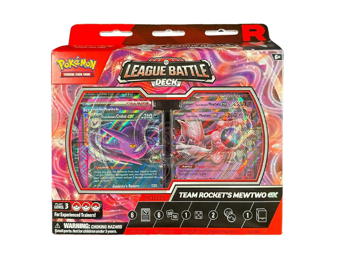 Pokemon Team Rocket's Mewtwo EX League Battle Deck Box