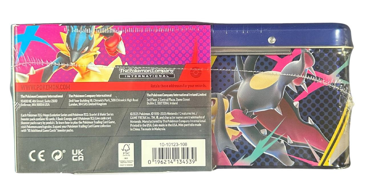 Pokemon 2025 Fall Collector Chest Tin Box