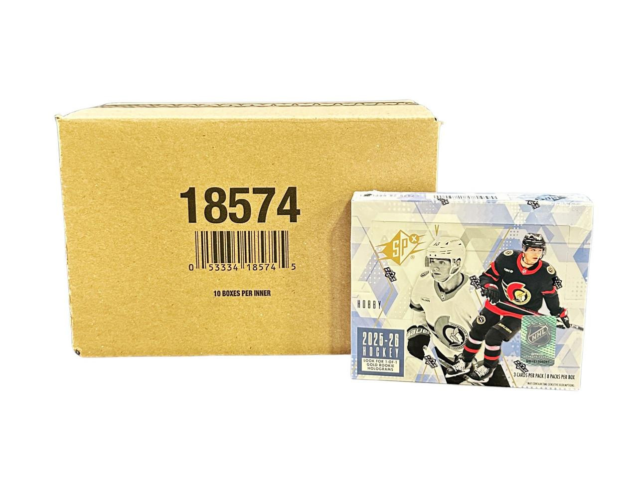 2025/26 Upper Deck SPx Hockey Hobby 10 Box Case