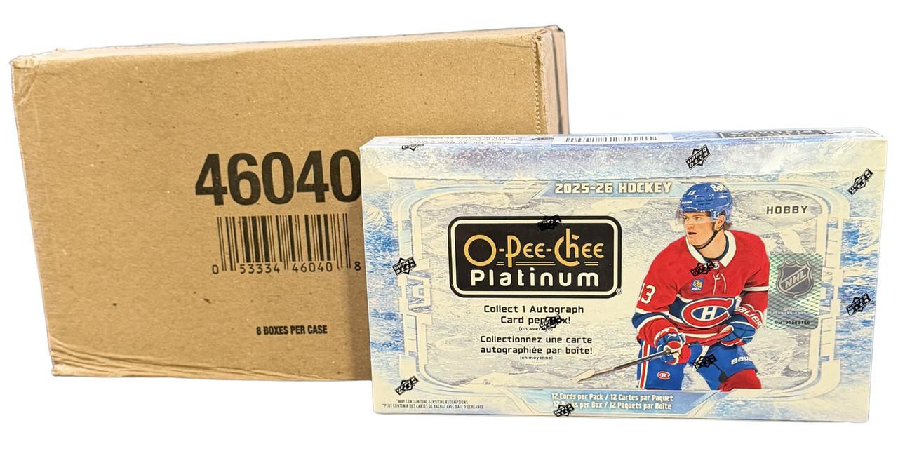 2025/26 Upper Deck O-Pee-Chee Platinum Hockey Hobby 8 Box Case