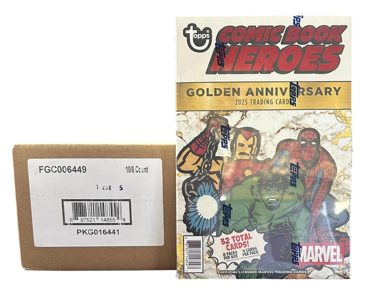 2025 Topps Marvel Comic Book Heroes 1975 Golden Anniversary 10 Box