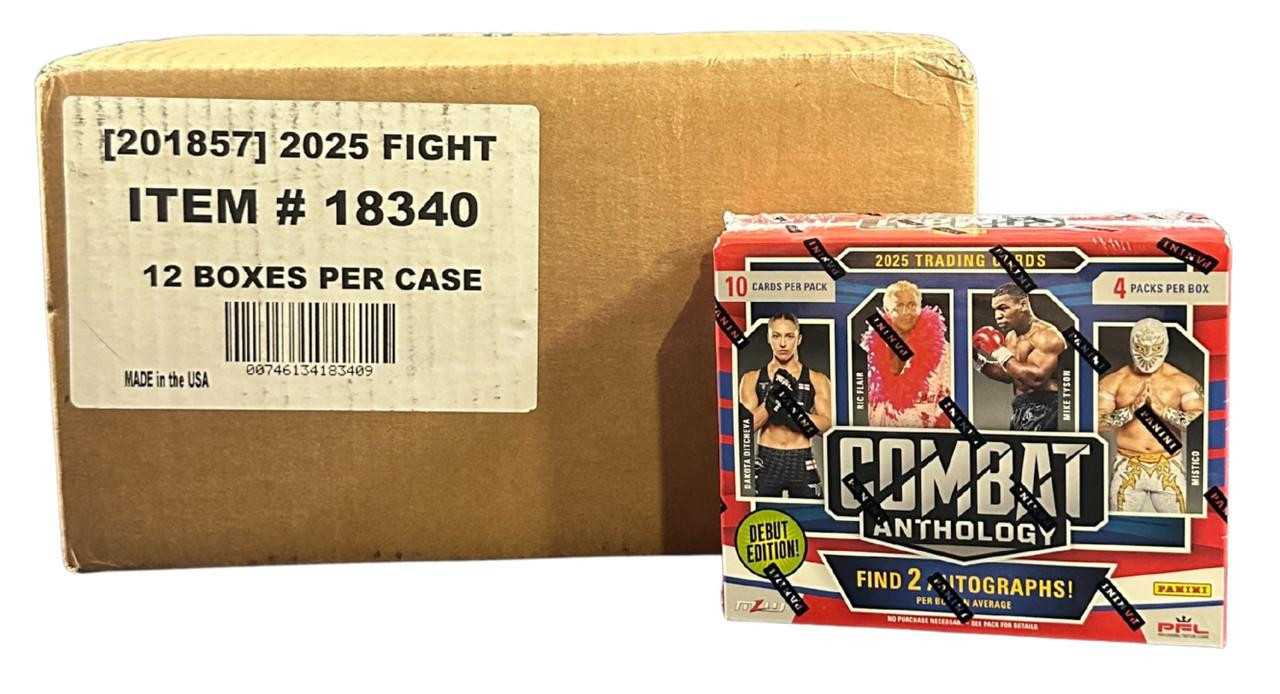 2025 Panini PFL Combat Anthology Hobby 12 Box Case