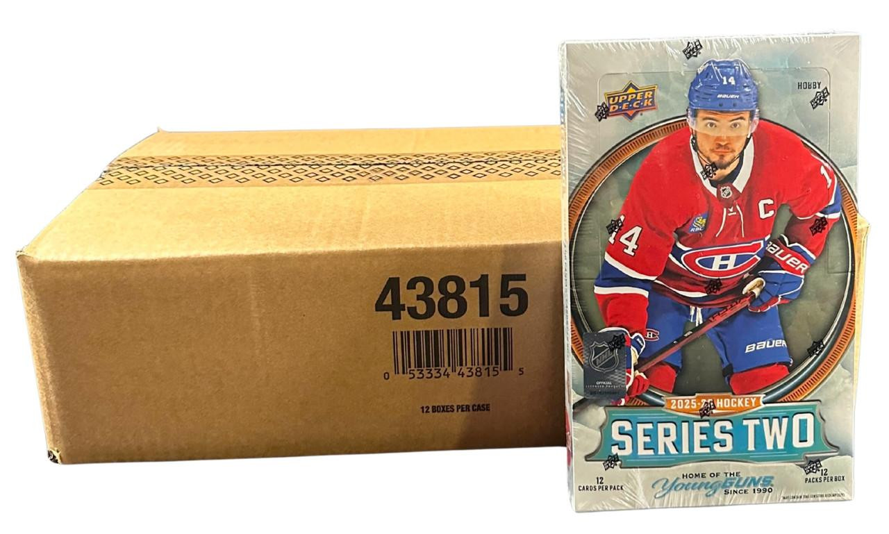 (未使用･未開封品)Power Tech Ice Hockey Series 2 [DVD] 2025/26 Upper Deck Series 2 Hockey Hobby Pack