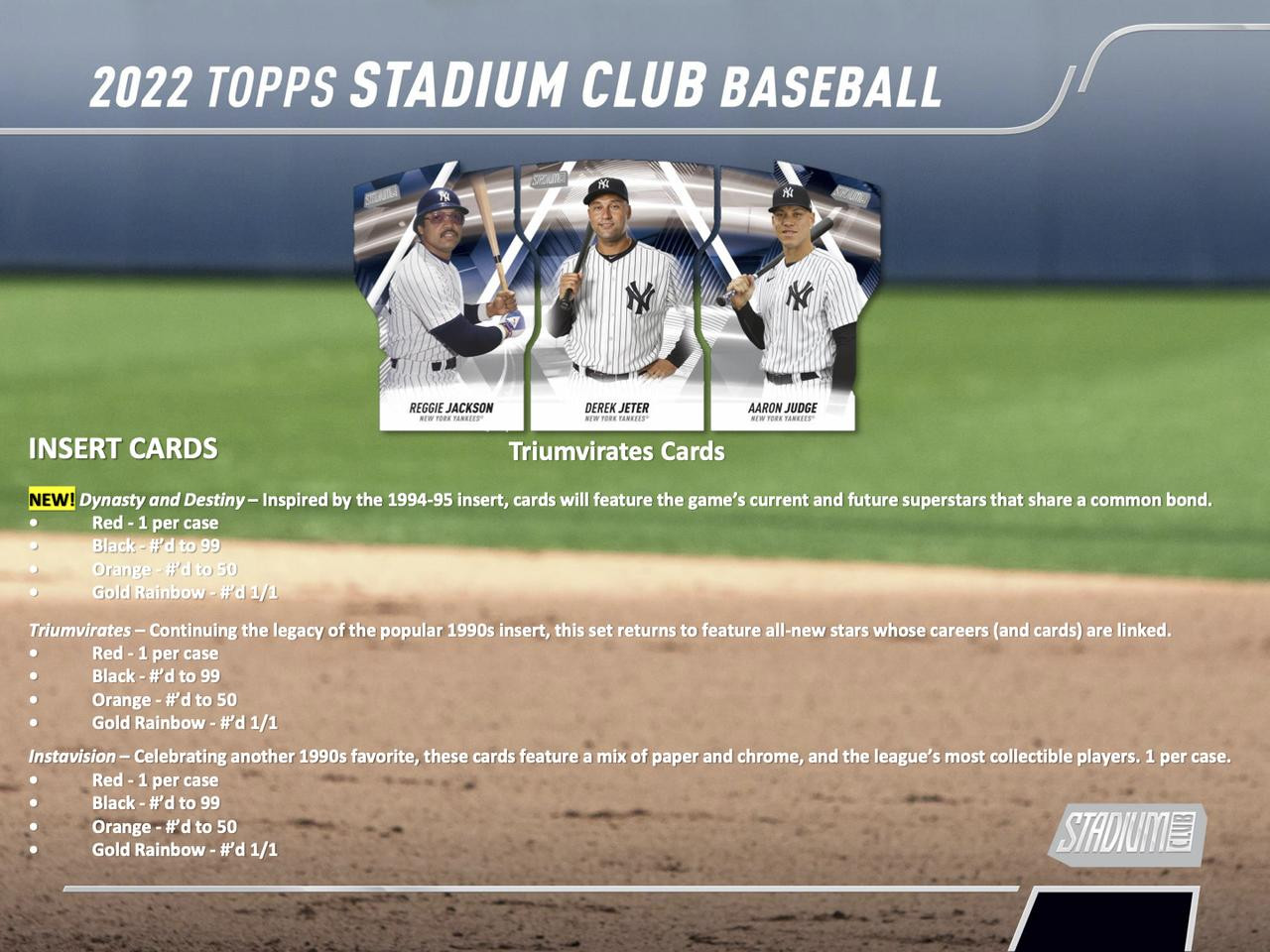 MLB 2022 Topps Stadium Club Hobby Box❷ 今季一番 sandorobotics.com