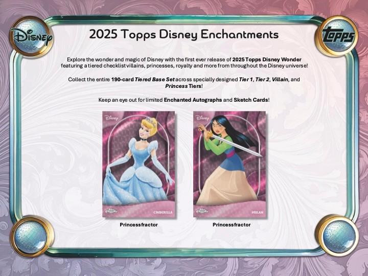 2025 Topps Disney Wonder Mega Box