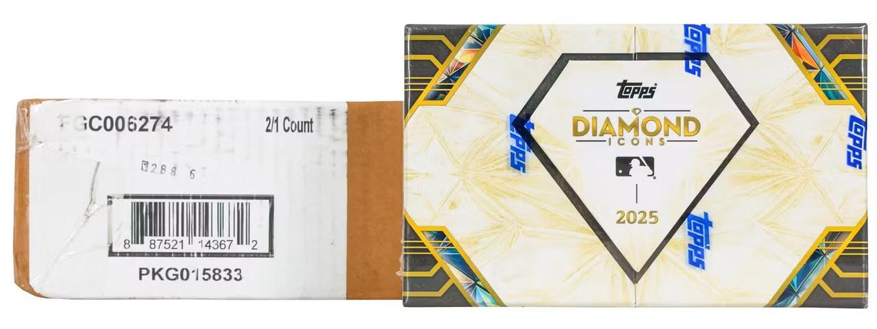 2025 Topps Diamond Icons Baseball Hobby 2 Box Case