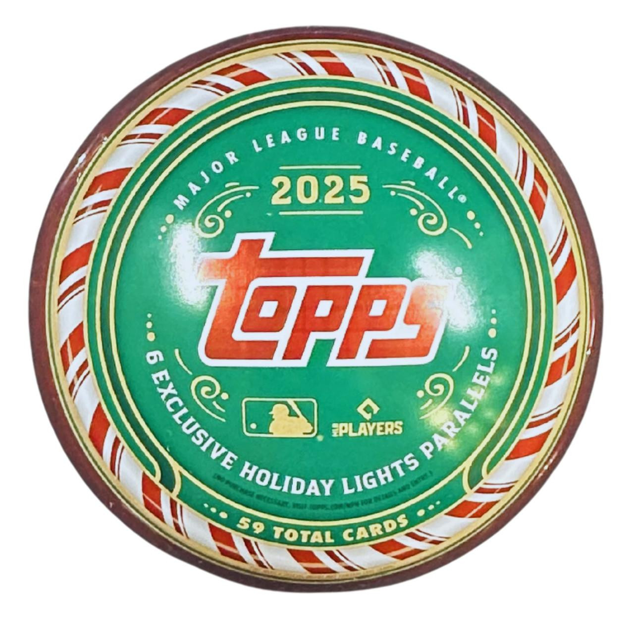 2025 Topps Holiday Baseball Hobby Collector's Tin