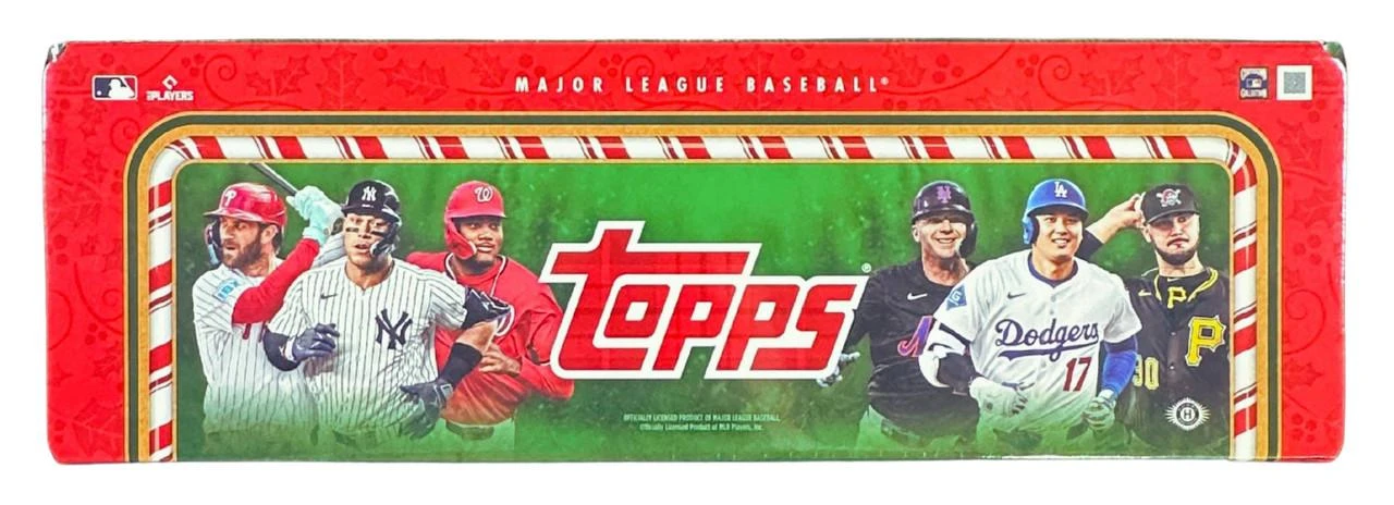 2025 Topps Holiday Baseball Hobby Collector's Tin Box