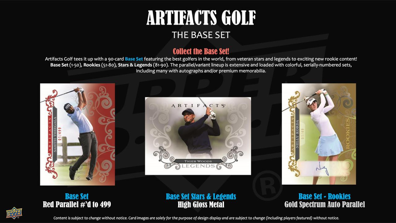 2026 Upper Deck Artifacts Golf Hobby 10 Box Case