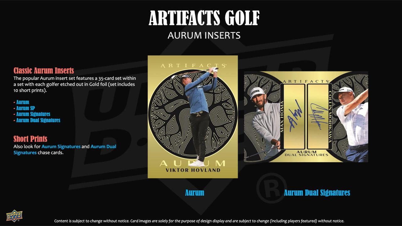 2026 Upper Deck Artifacts Golf Hobby 10 Box Case