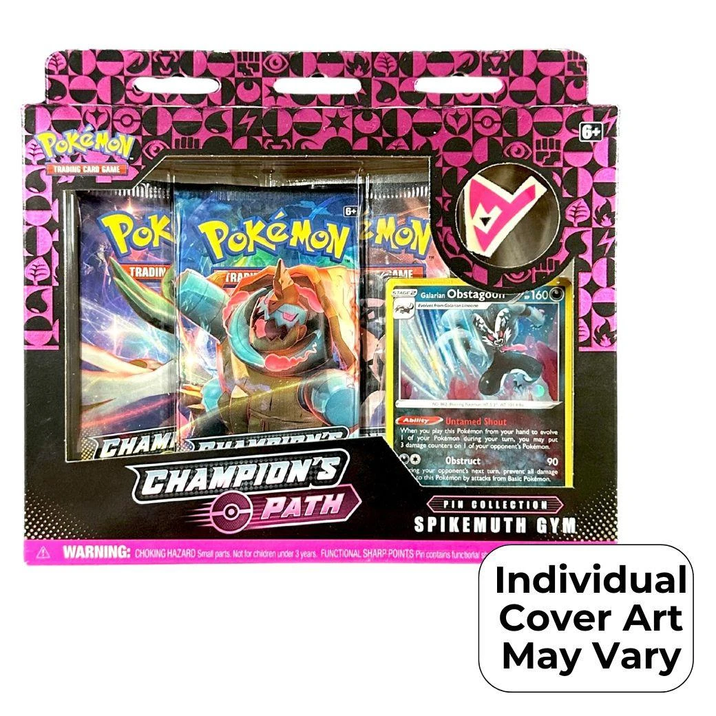 pokemon tcg champion's path booster box POKÉMON Sword and Shield featuring Centiskorch and a collector’s pin straight from the Galar League Pokemon Champions Path Hatterene V