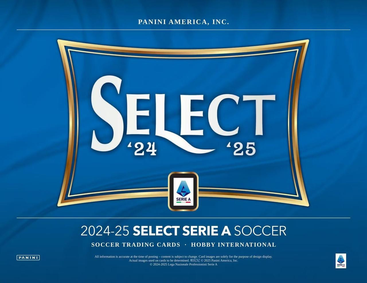 2024/25 Panini Select Serie A Hobby International 12 Box Case