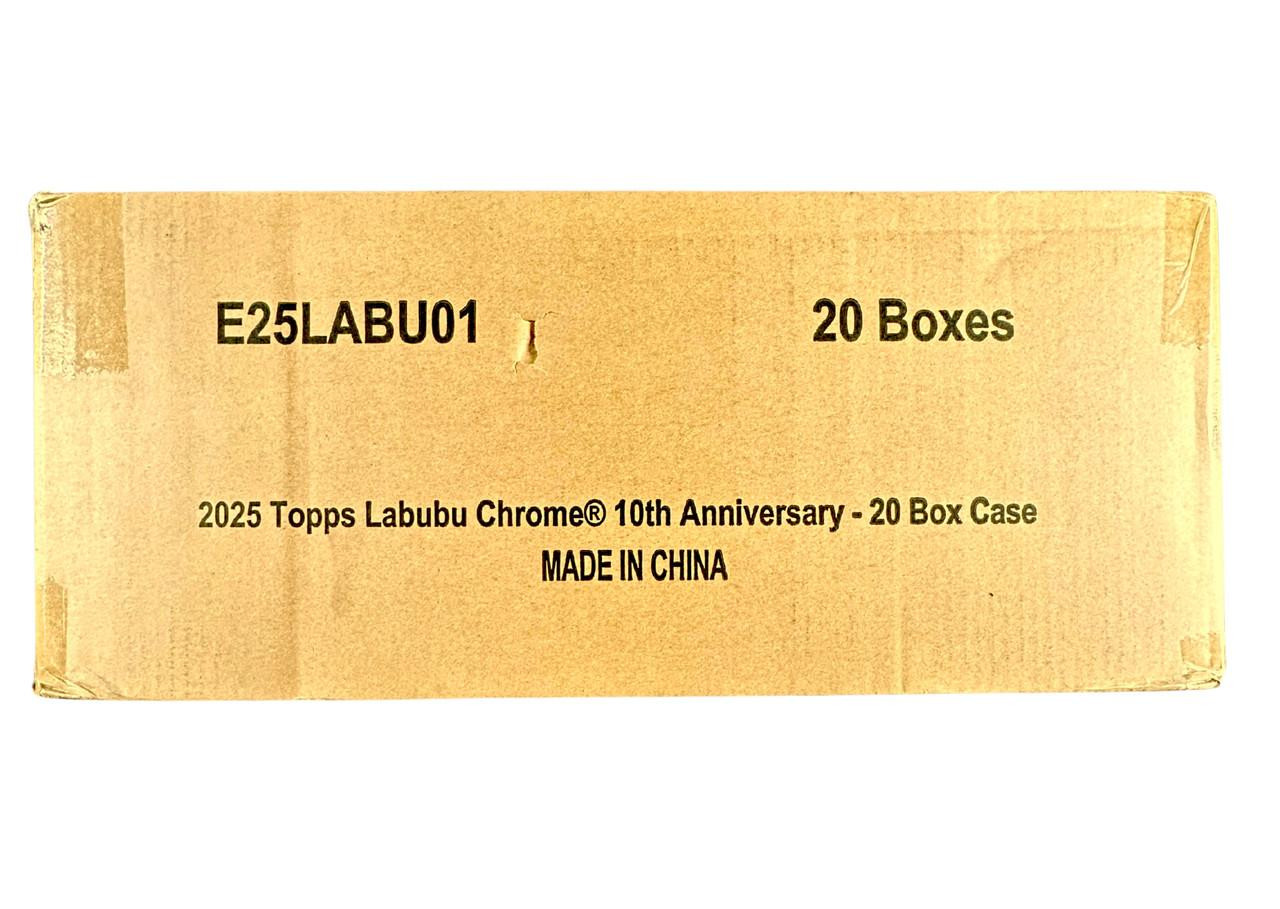 2025 Topps Chrome Labubu 10th Anniversary Hobby 20 Box Case