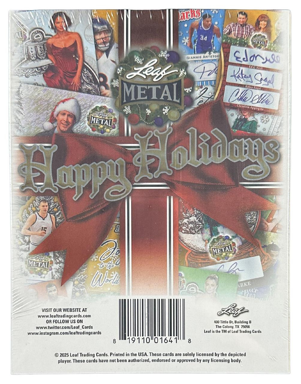 2025 Leaf Metal Happy Holidays Box