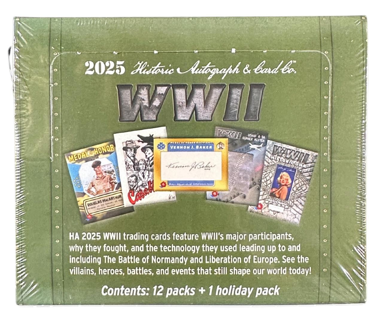 2025 Historic Autographs WWII Hobby Box
