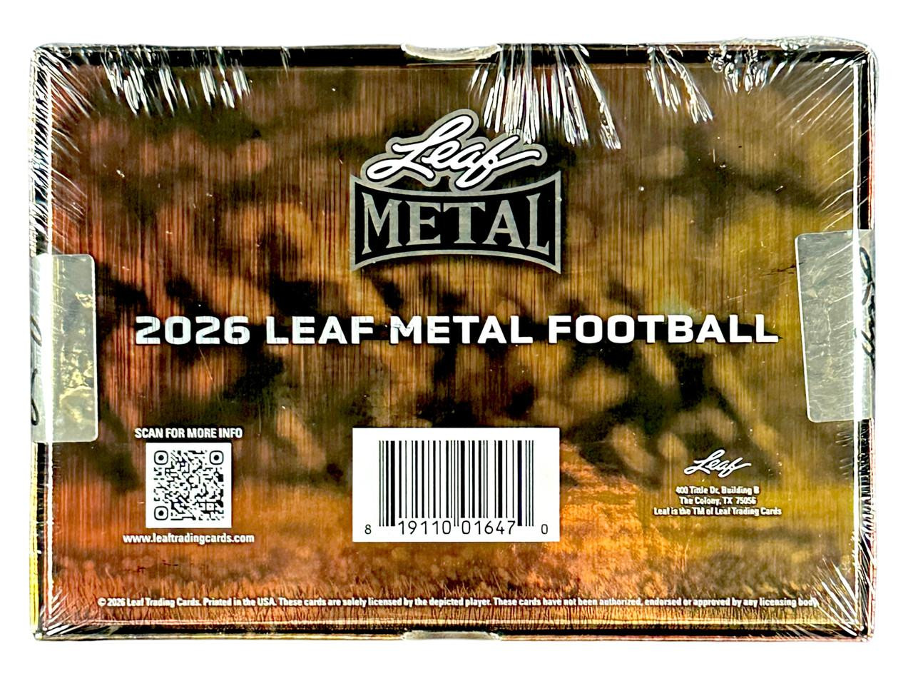 2026 Leaf Metal Football Hobby Box