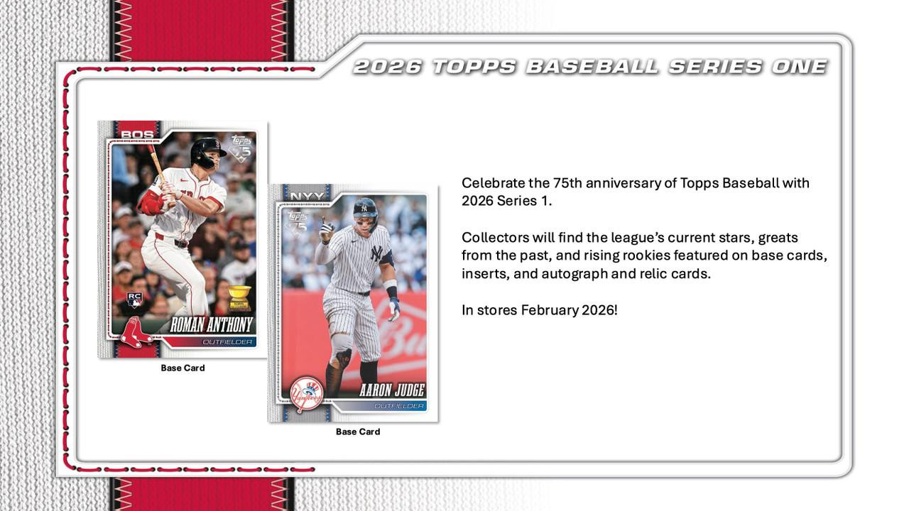 2026 Topps Series 1 Baseball Mega Box