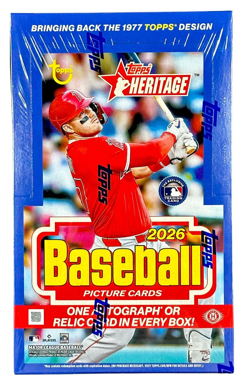 2026 Topps Heritage Baseball Hobby Box