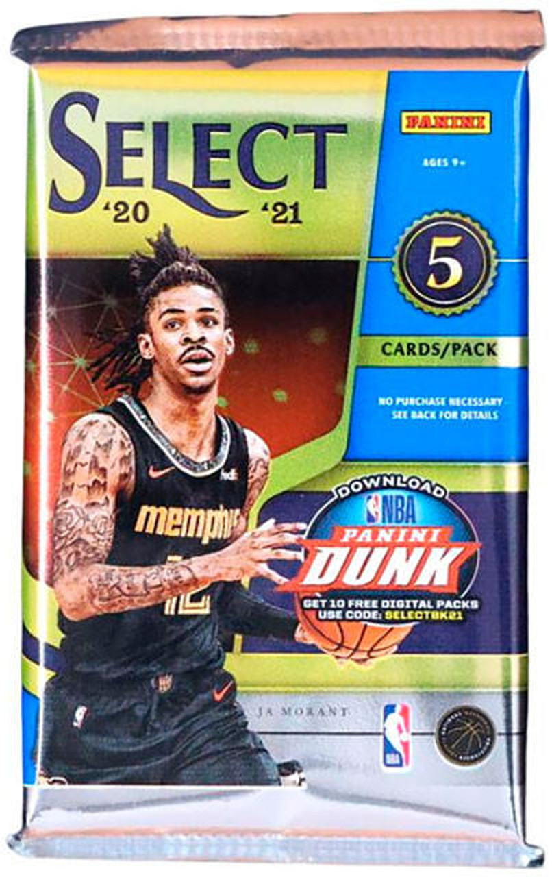 2020/21 Panini Select Basketball Mega Box (Red, White, Green