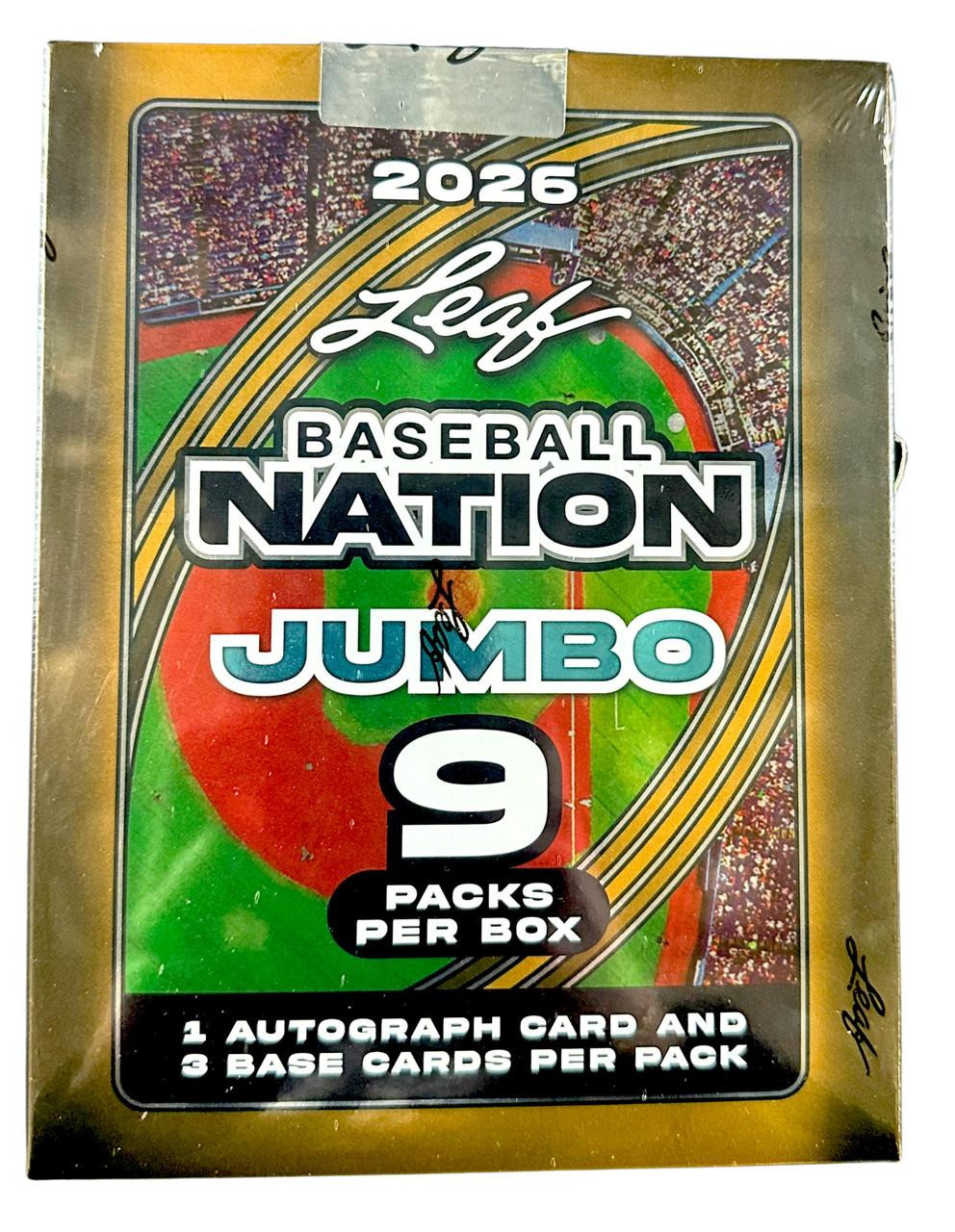 2026 Leaf Baseball Nation Jumbo Box