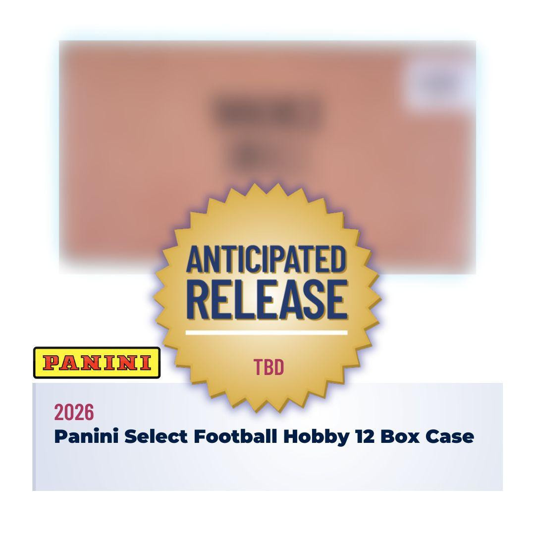 2026 Panini Select Football Hobby 12 Box Case