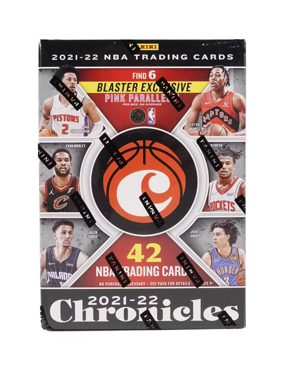 2021/22 Panini Chronicles Basketball Blaster (Pink Parallels) Box