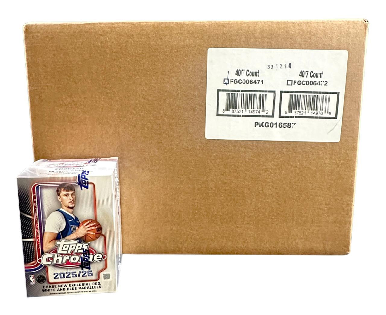2025/26 Topps Chrome Basketball Blaster 40 Box Case