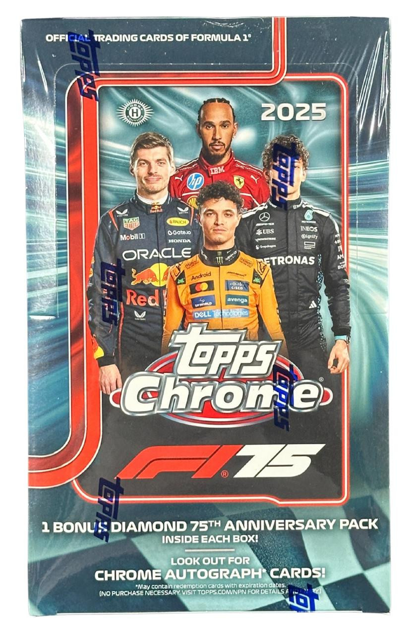 2025 Topps Chrome Formula 1 Racing Hobby Box