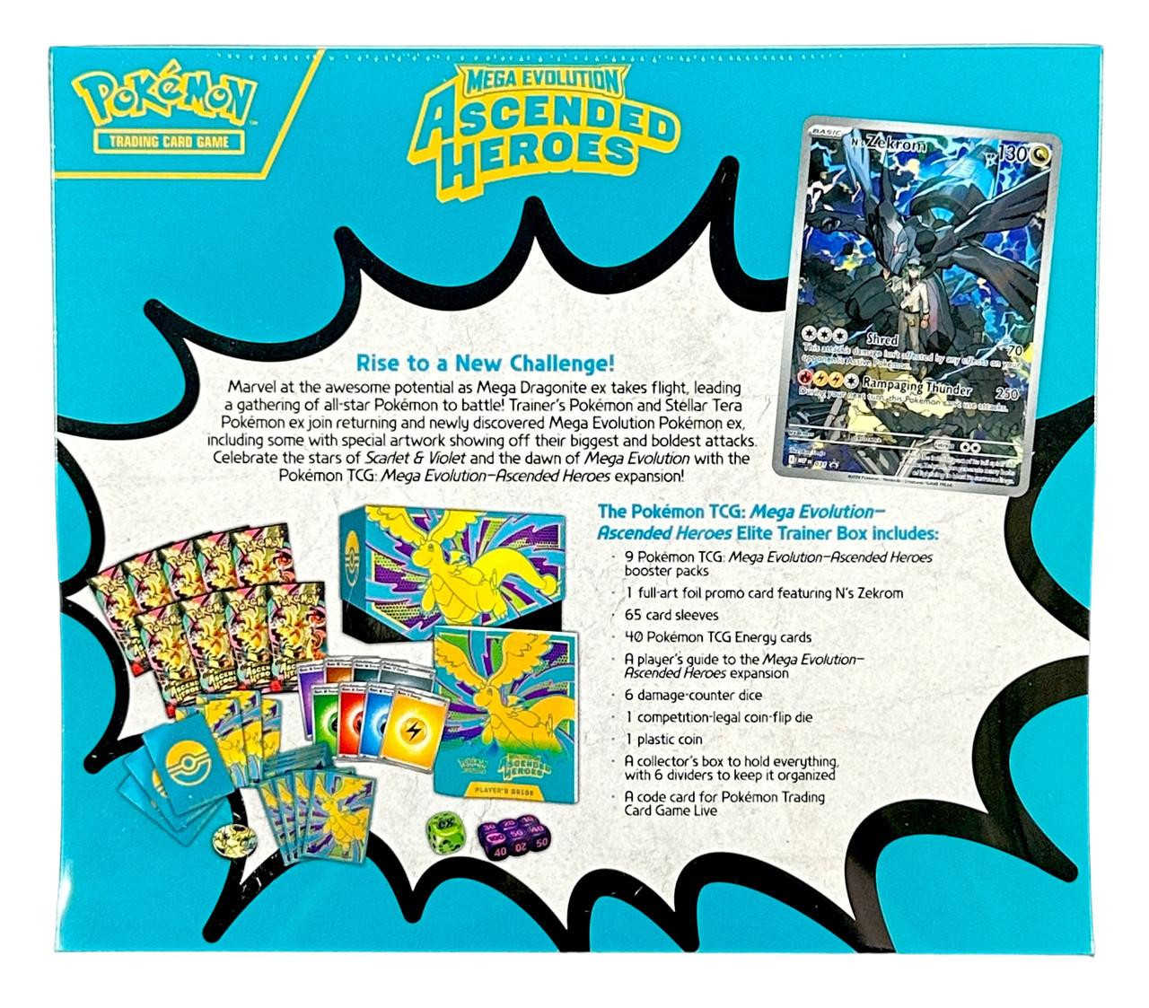 Pokemon Mega Evolution Ascended Heroes Elite Trainer Box