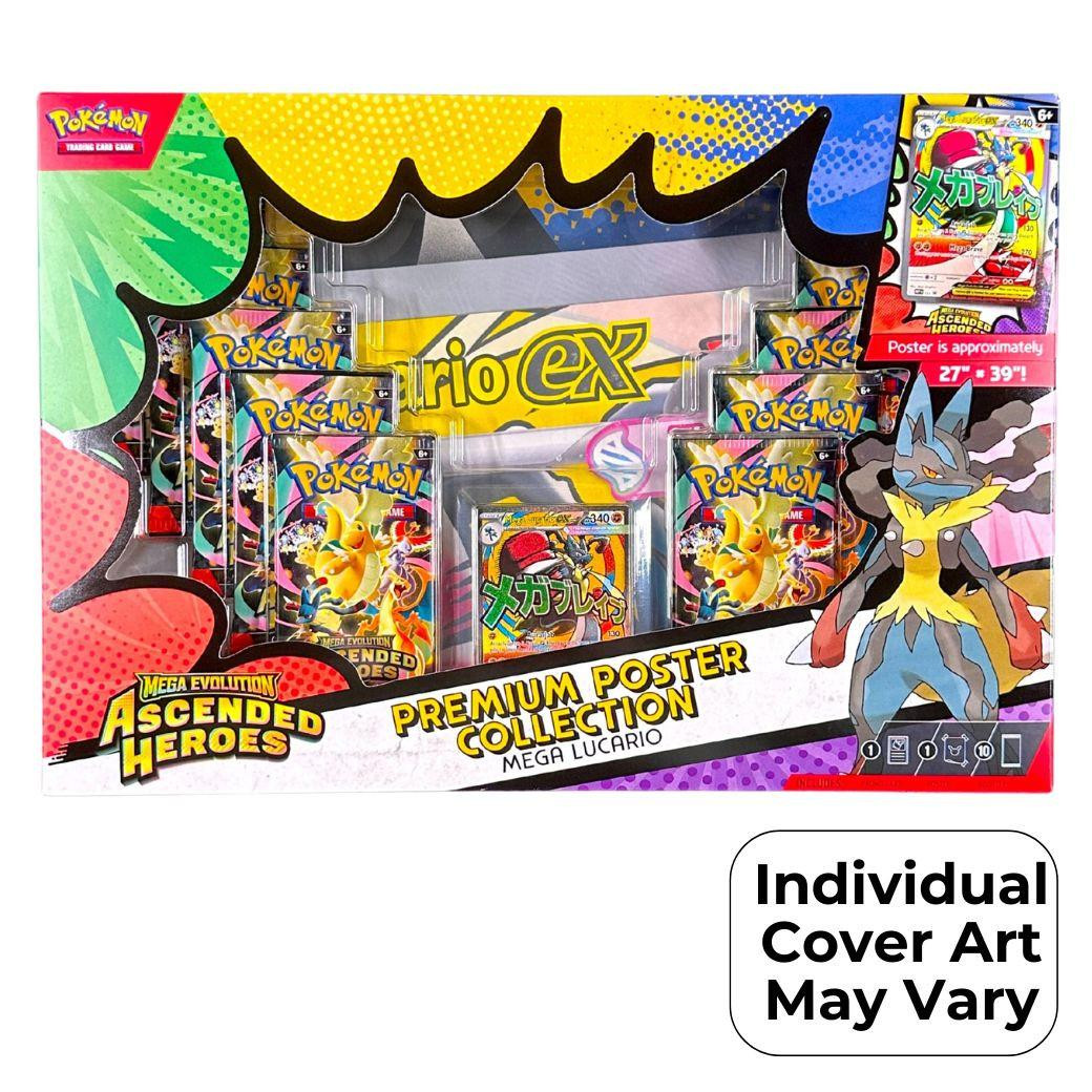 Pokemon Mega Evolution Ascended Heroes Premium Poster Collection Box