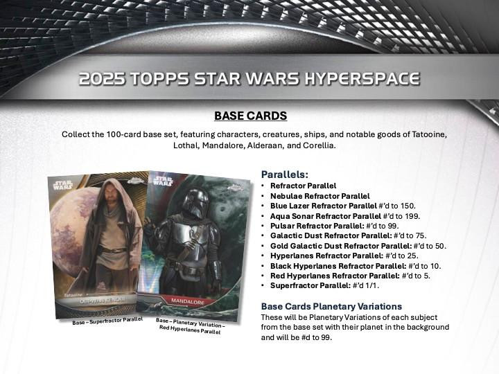 2025 Topps Star Wars Hyperspace Hobby Pack