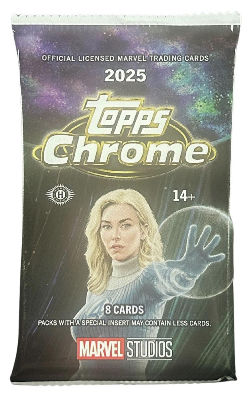 2025 Topps Chrome Marvel Studios Hobby Pack
