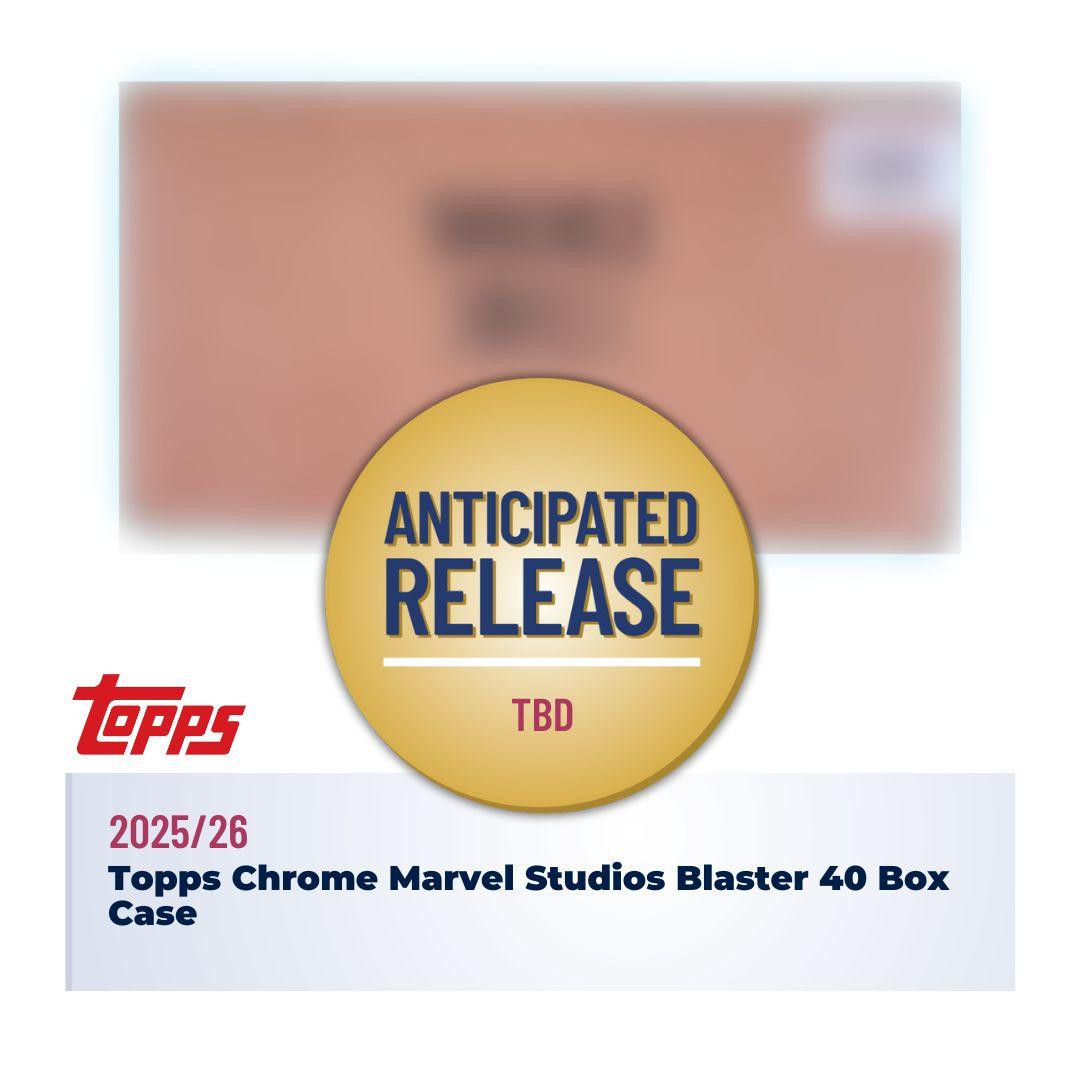 2026 Topps Chrome Marvel Studios Blaster 40 Box Case