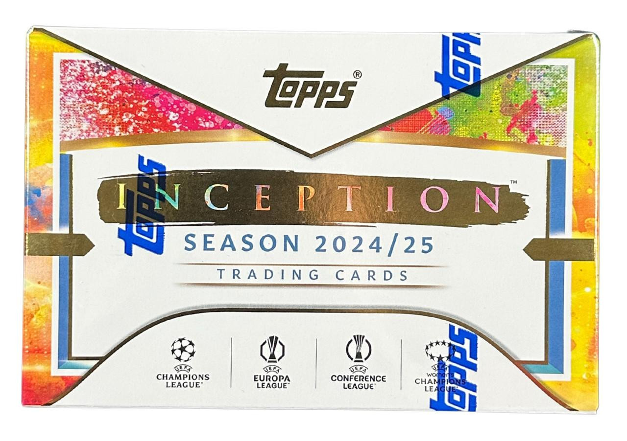 Topps Inception Soccer Box 2024/25 Topps Inception UEFA Club Competitions Soccer Hobby Box