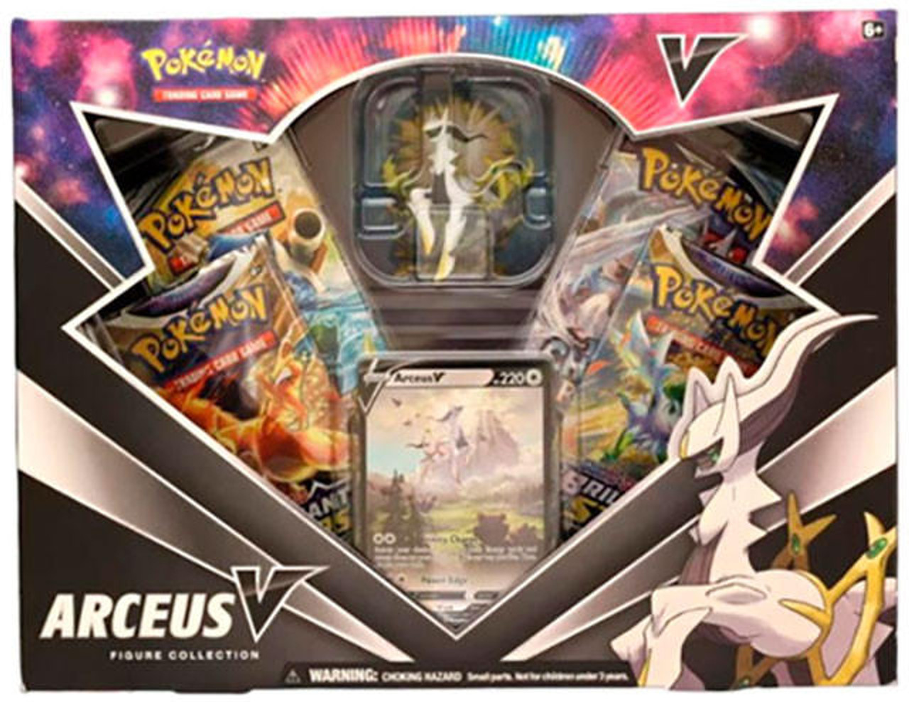  Pokemon TCG: Arceus V Figure Collection Box : Toys & Games