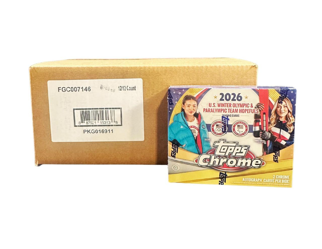 2026 Topps Chrome US Winter Olympics & Paralympic Team Hopefuls
