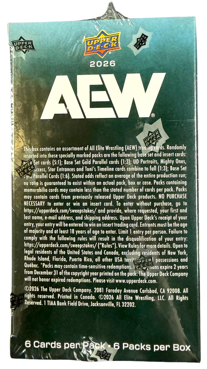 2026 Upper Deck AEW Wrestling Blaster Box
