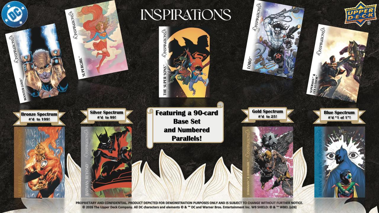 その他 UPPER DECK INSPIRATIONS THE WORLD OF DC 2026 Upper Deck Inspirations The World of DC Hobby Pack