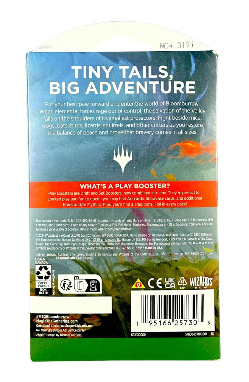 Magic: The Gathering Bloomburrow Sleeved Play Booster Pack Magic: The Gathering Bloomburrow Sleeved Play Booster Pack