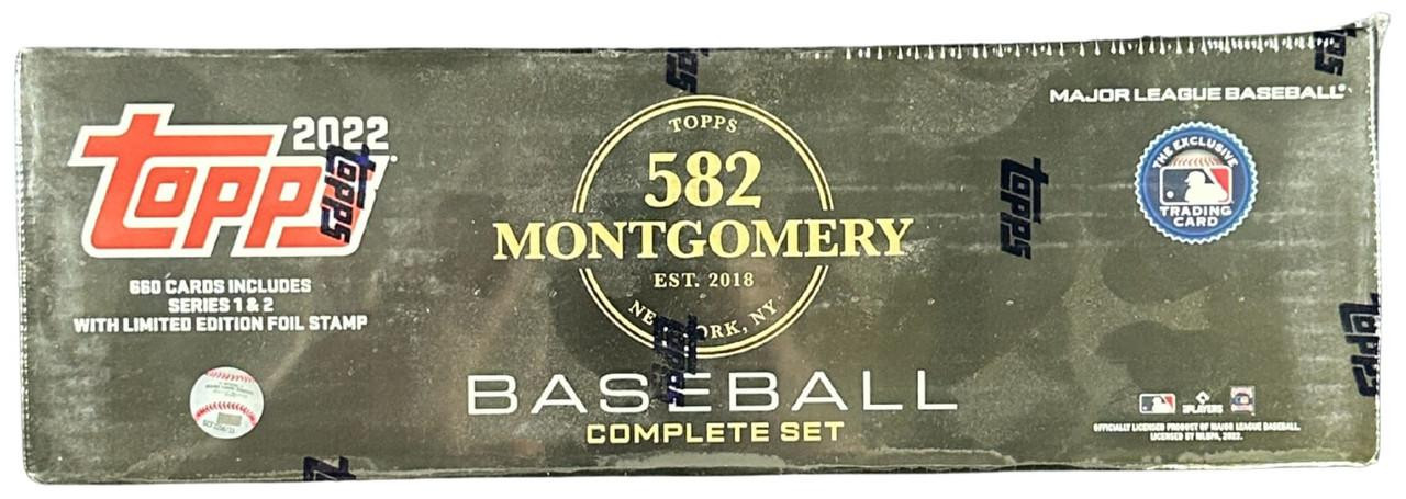 2022 Topps Montgomery 582 Complete Set Box
