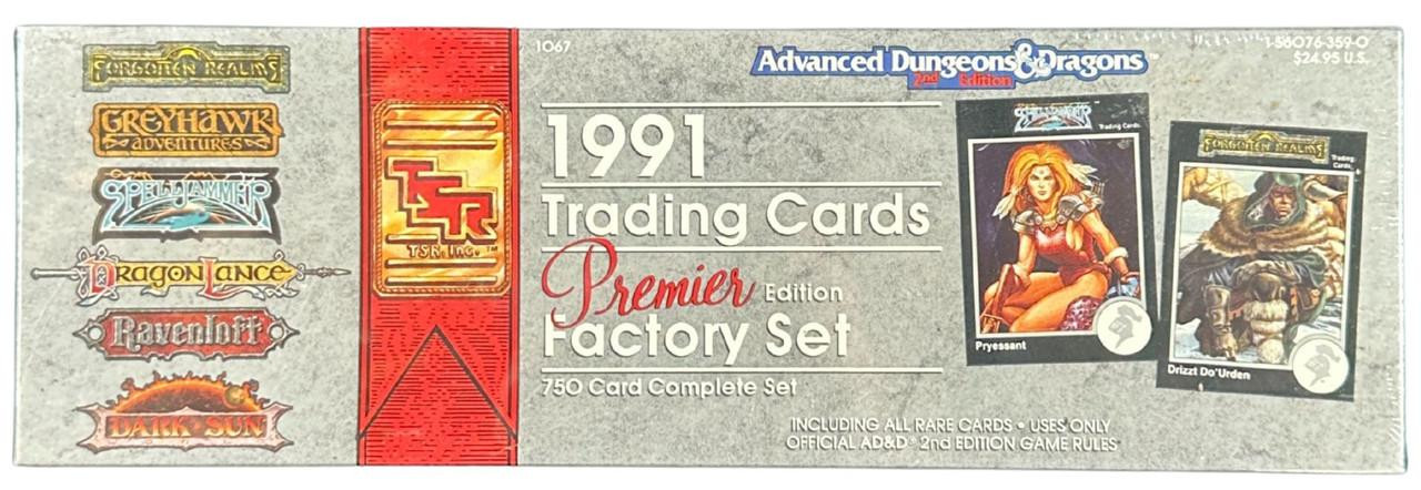 1991 Advanced Dungeons & Dragons Premier Edition Factory Set Box