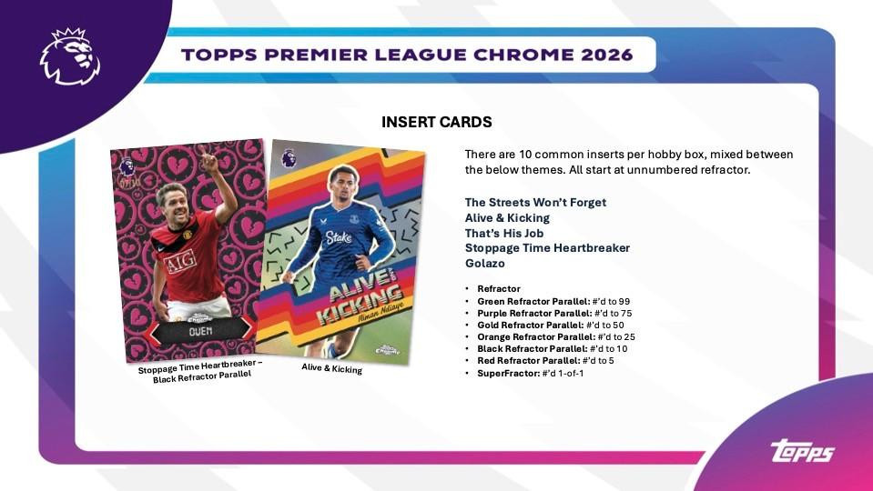 Topps Premier League 2025/26 Green Parallel Cards #1-180 – Buy 3 Get 10 FREE!