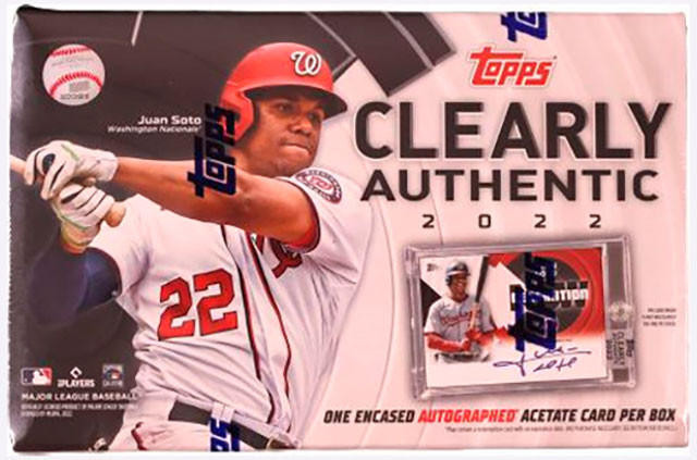 2022 Topps Clearly Authentic Baseball Hobby Box
